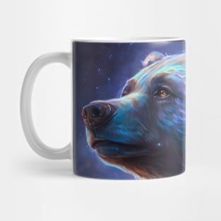 Gizzly Bear Animal Portrait Painting Wildlife Outdoors Adventure Mug